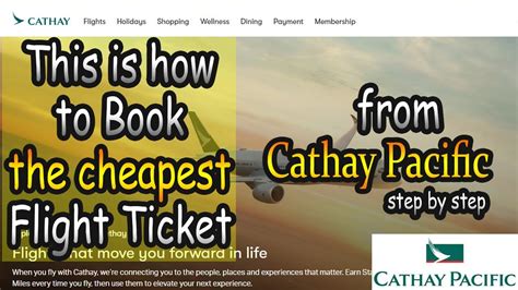 Book Cathay Pacific Cheap Flight Ticket .